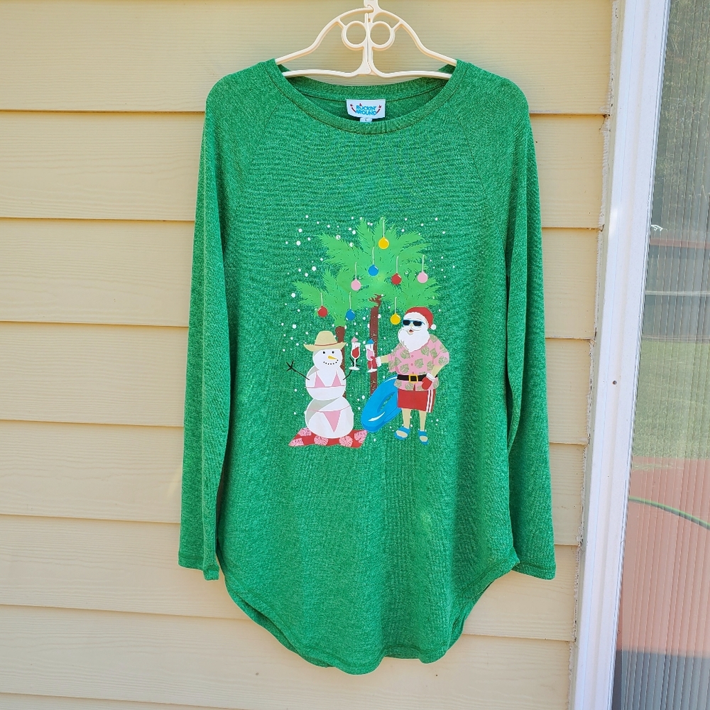 Rockin Around, wom T- shirt  sz L
